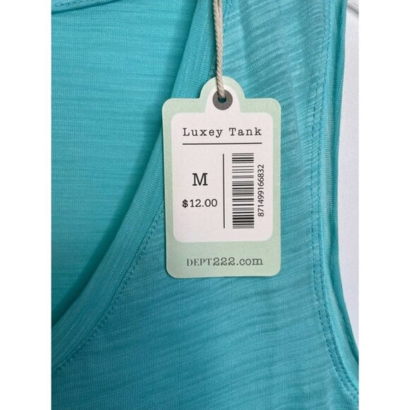 Dept 222 Luxey Solid Sleeveless Luxey Tank Top MEDIUM (2323) - Picture 6 of 8